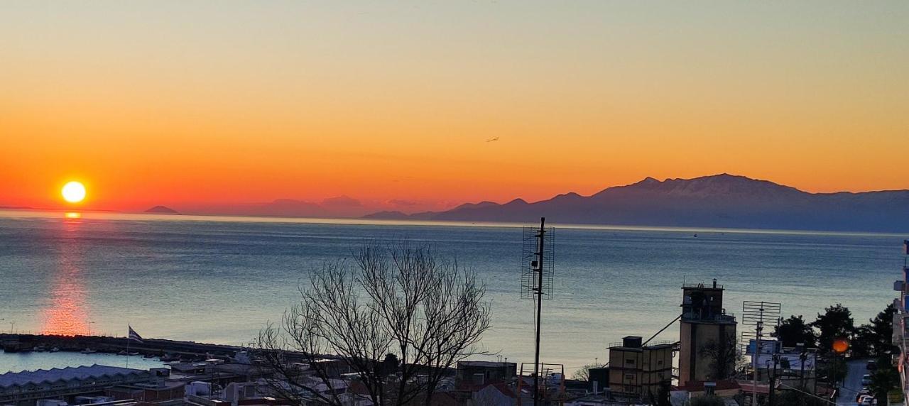 Evris House Panoramic Sea View Apartment Kavala Exterior photo